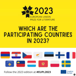 Anunciados os países participantes do Prémio da União Europeia para a Literatura 2023